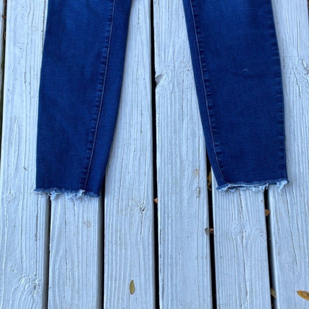 Everlane High Rise Raw Hem Jeans 27 tall - Picture 5 of 6